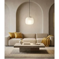 Eglo Pendellampa Cominio Stål Beige | 185mm - Passande För 1x E27