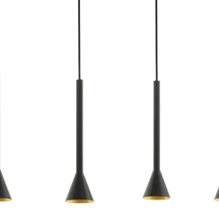 Eglo Pendellampa Cortaderas Stål Svart 4W 400lm - 830 Varm Vit