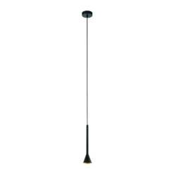 Eglo Pendellampa Cortaderas Stål Svart 4W 400lm - 830 Varm Vit | 95mm