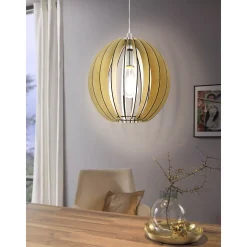 Eglo Pendellampa Cossano Stål Grå | 300mm - Passande För 1x E27