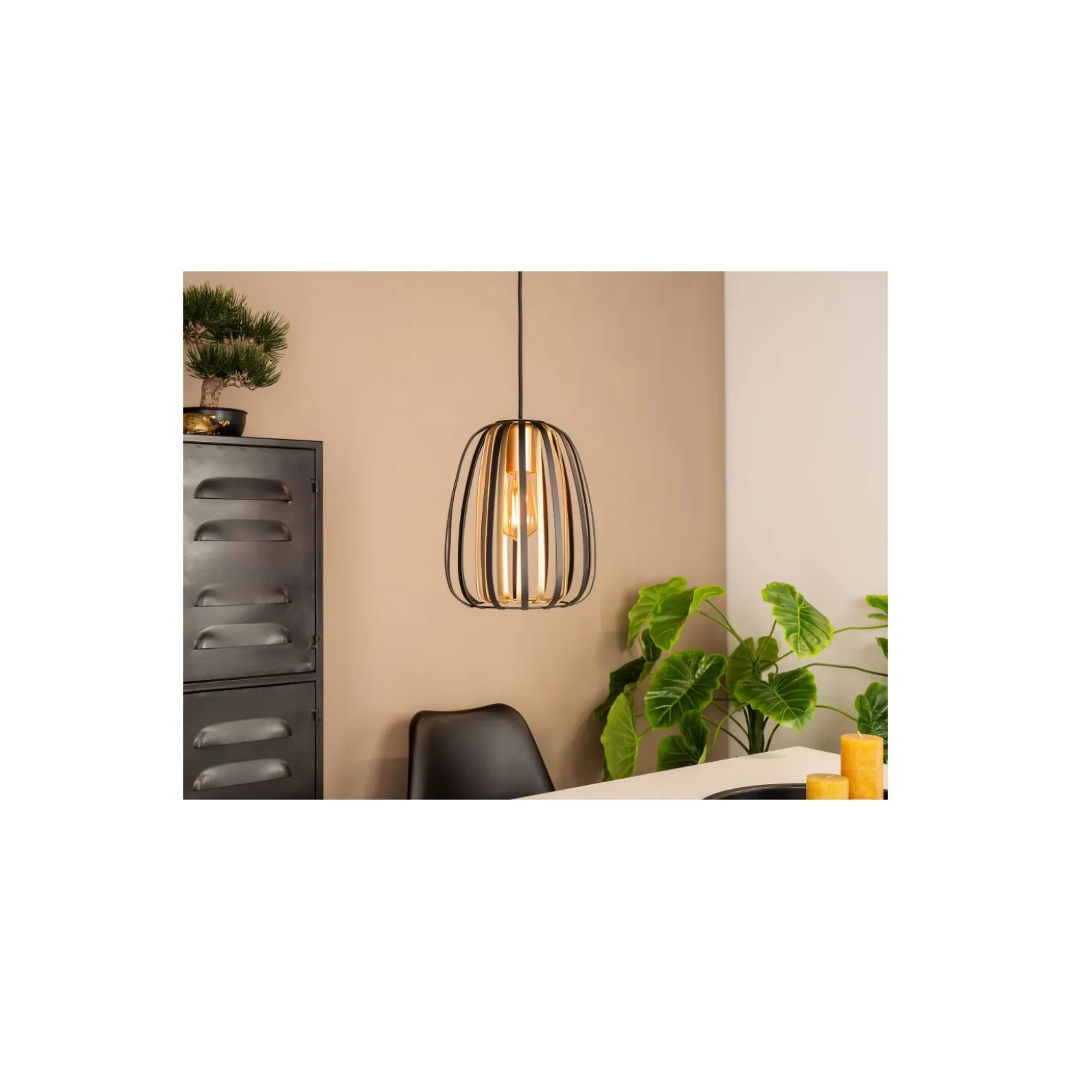 Eglo Pendellampa Encinitos Svart, Guld | Passande för E27