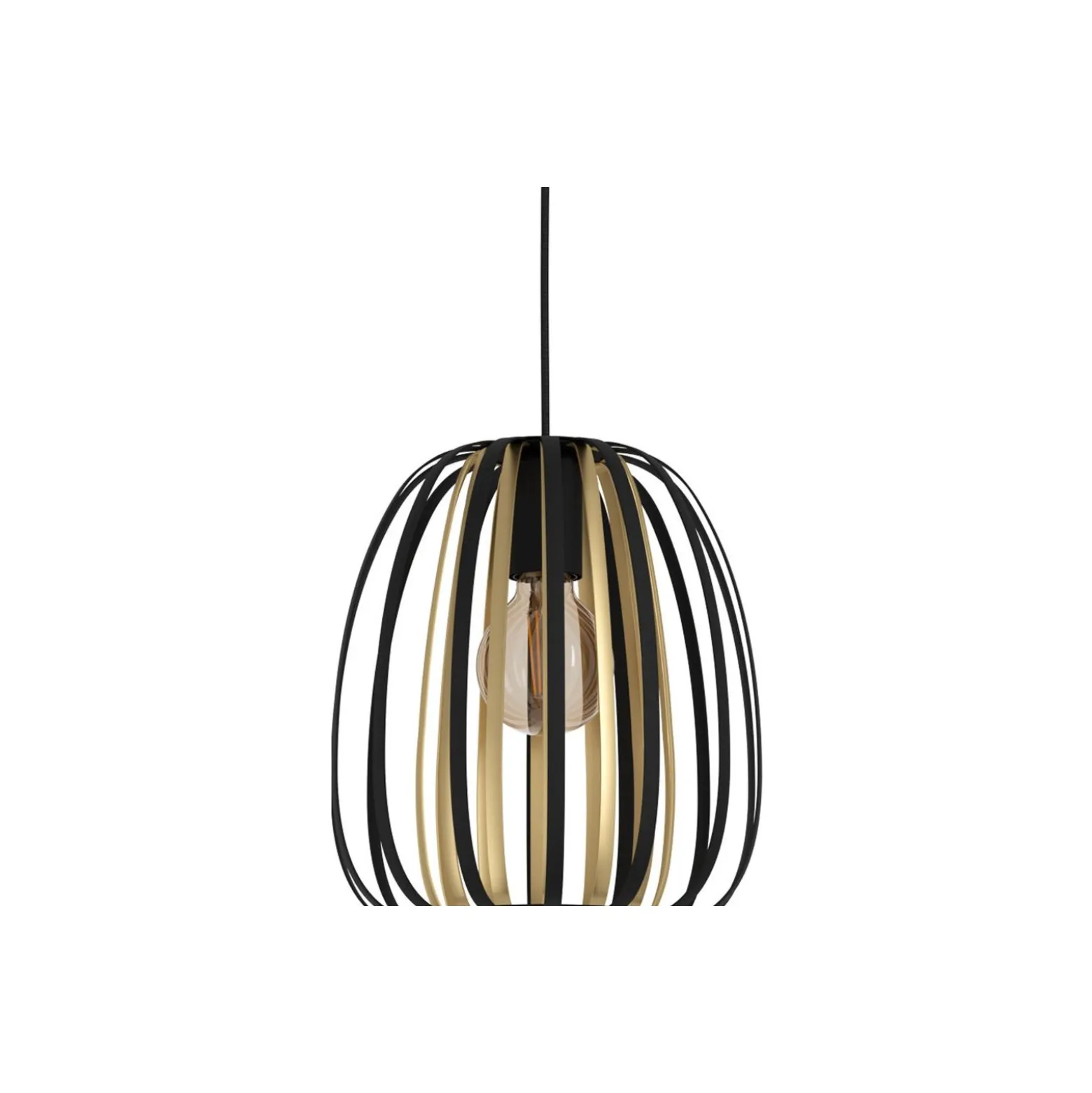 Eglo Pendellampa Encinitos Svart, Guld | Passande för E27
