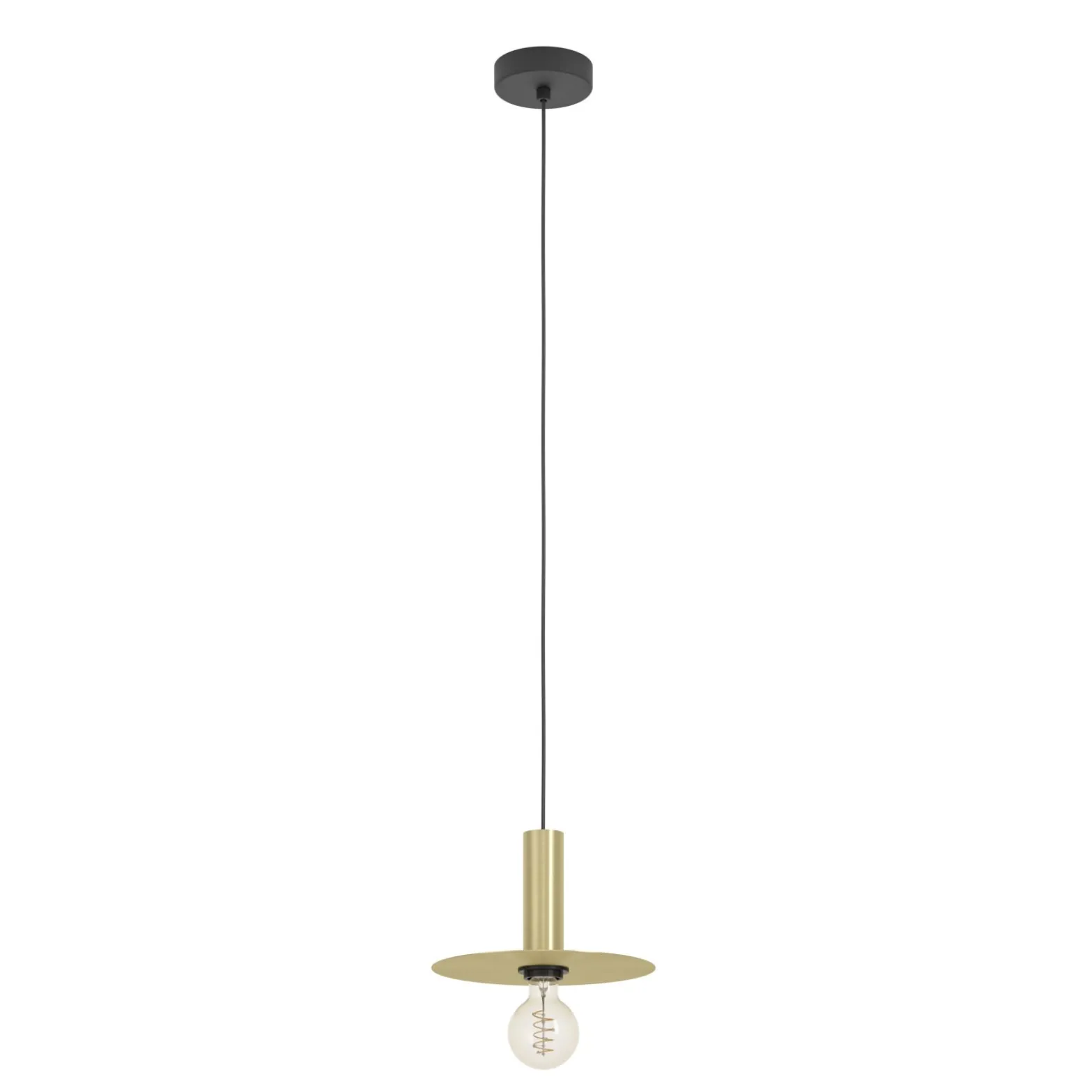 Eglo Pendellampa Escandell Stål Svart | 250mm - Passande För 1x E27