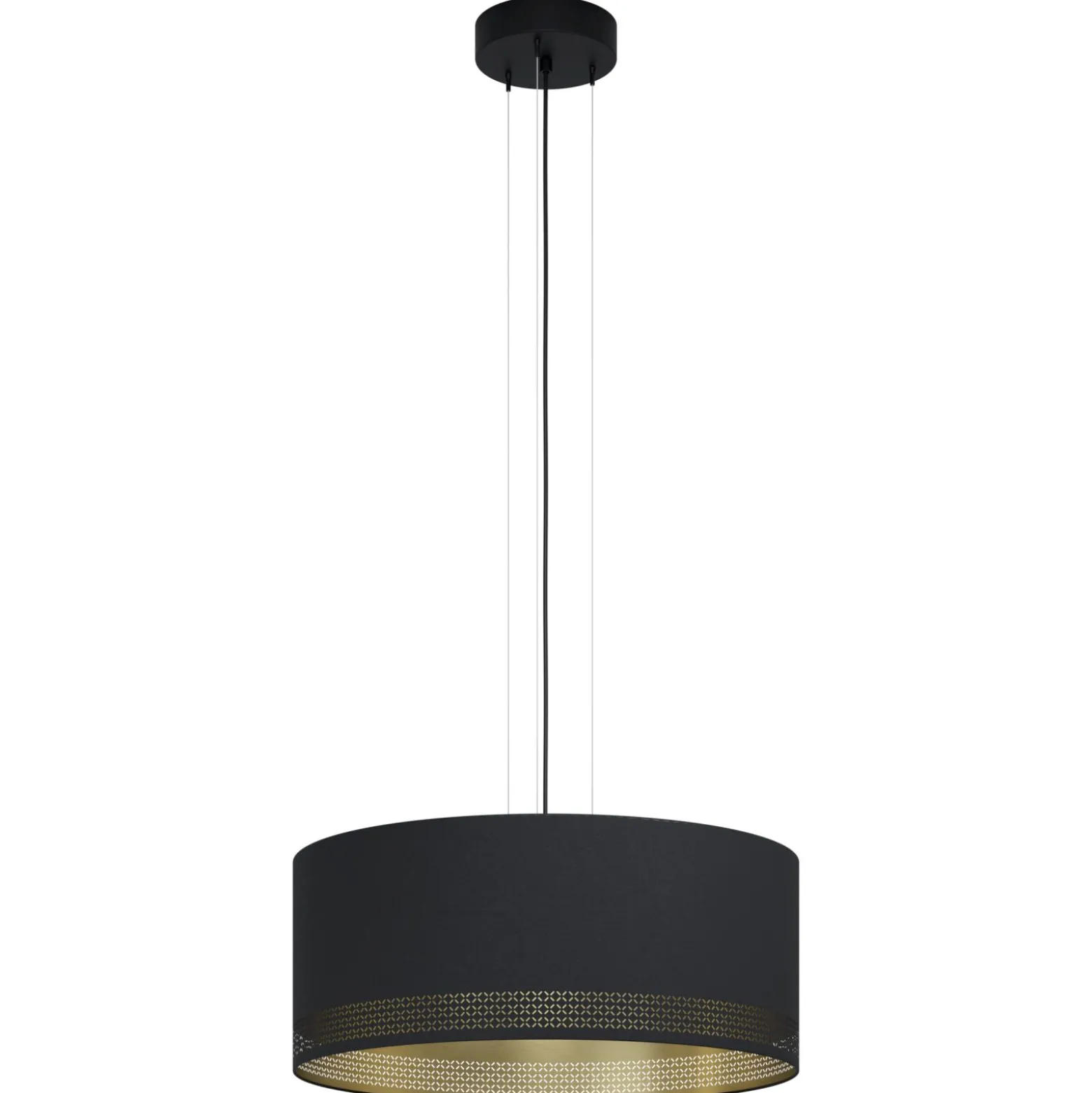 Eglo Pendellampa Esteperra Stål Svart | 530mm - Passande För 3x E27