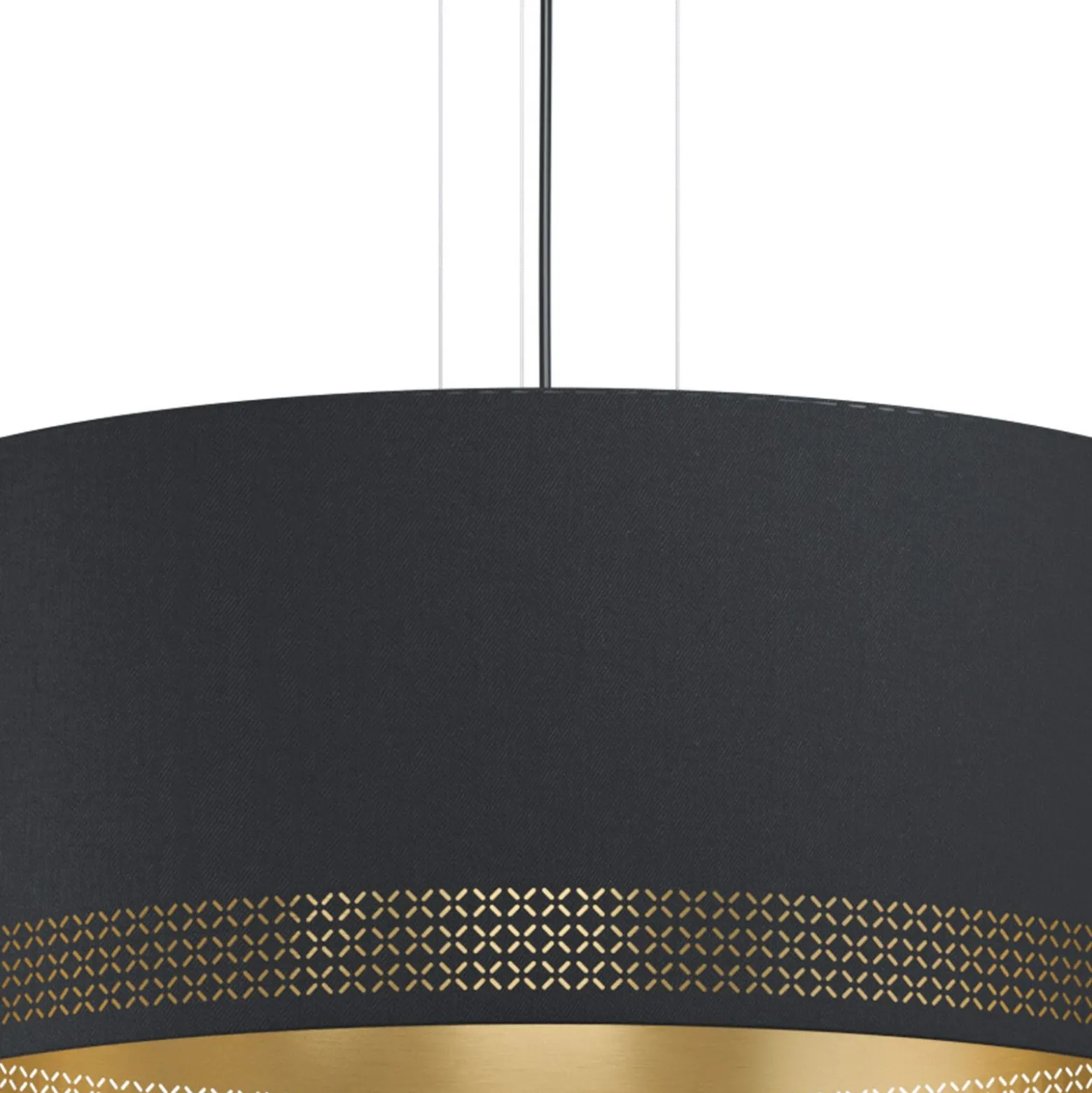 Eglo Pendellampa Esteperra Stål Svart | 530mm - Passande För 3x E27