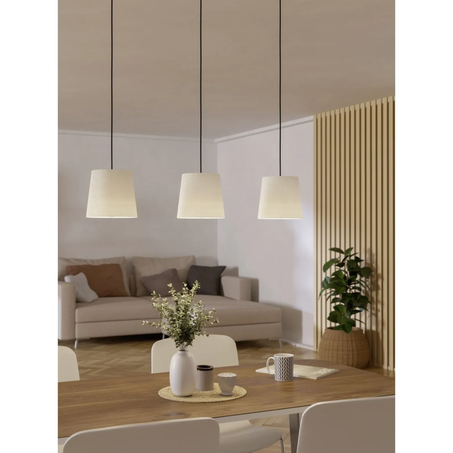 Eglo Pendellampa Febres Stål Svart | Passande För 3x E27
