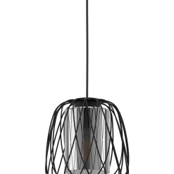 Eglo Pendellampa Floresta Stål Svart | 195mm - Passande För 1x E27