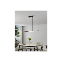 Eglo Pendellampa Fraioli-Z Aluminium Svart 17W 2400lm - 827-865 Justerbar Vit + RGB | IP20 - Zigbee Dimbar
