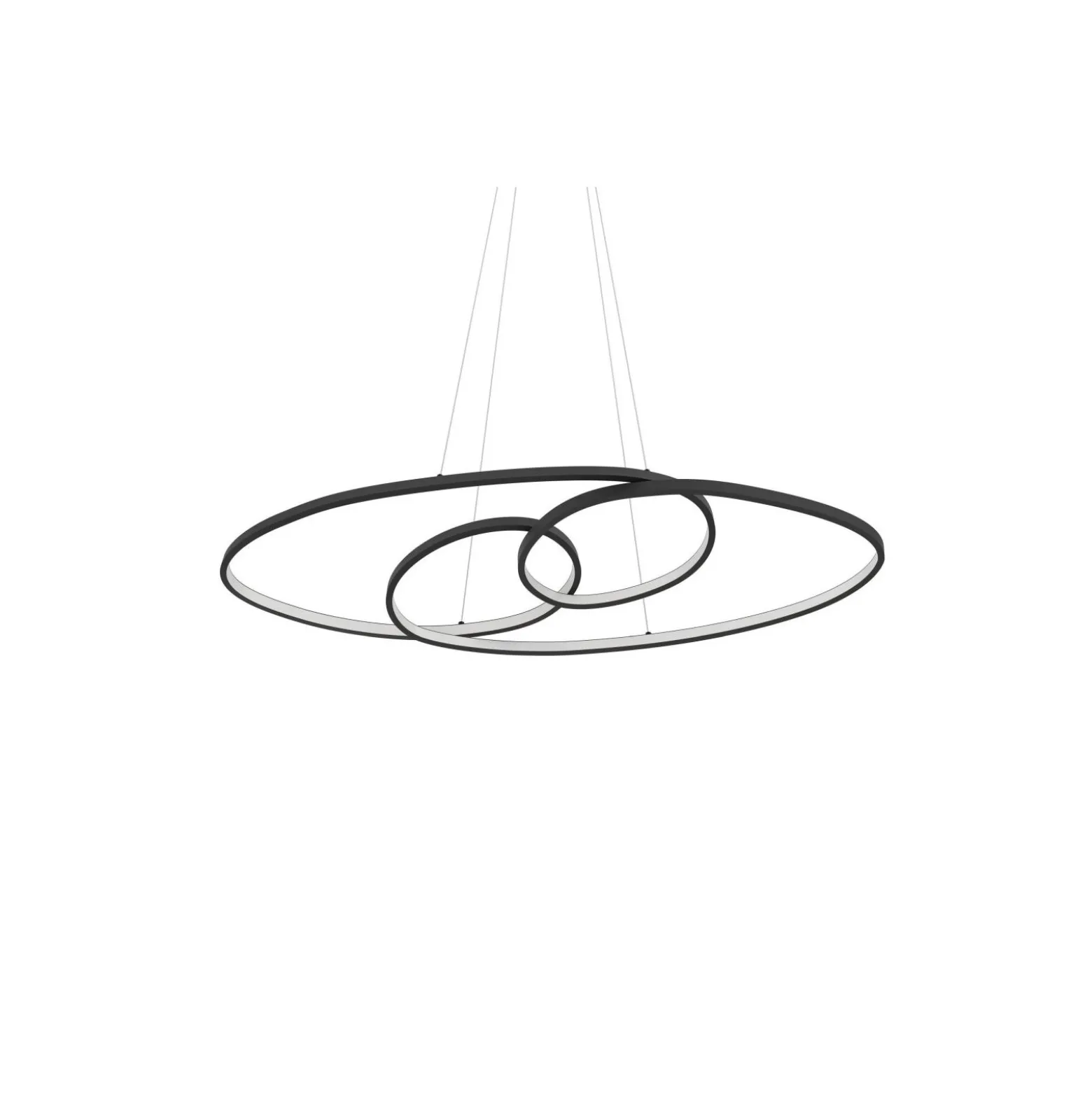 Eglo Pendellampa Gianella Stål Svart 38W 4400lm - 830 Varm Vit | Dimbar