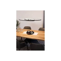 Eglo Pendellampa Gianella Stål Svart 38W 4400lm - 830 Varm Vit | Dimbar