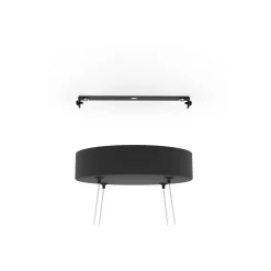 Eglo Pendellampa Gianella Stål Svart 38W 4400lm - 830 Varm Vit | Dimbar