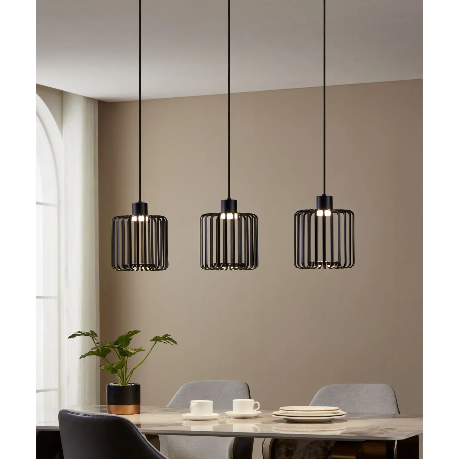 Eglo Pendellampa Ginestrone-Z Stål Svart 3W 550lm - 827-865 Justerbar Vit | Dimbar