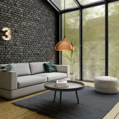Eglo Pendellampa Hapton Stål Koppar | 290mm - Passande För 1x E27