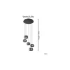 Eglo Pendellampa Hortunas Stål Svart 5.8W 690lm - 830 Varm Vit | IP20 - Dimbar