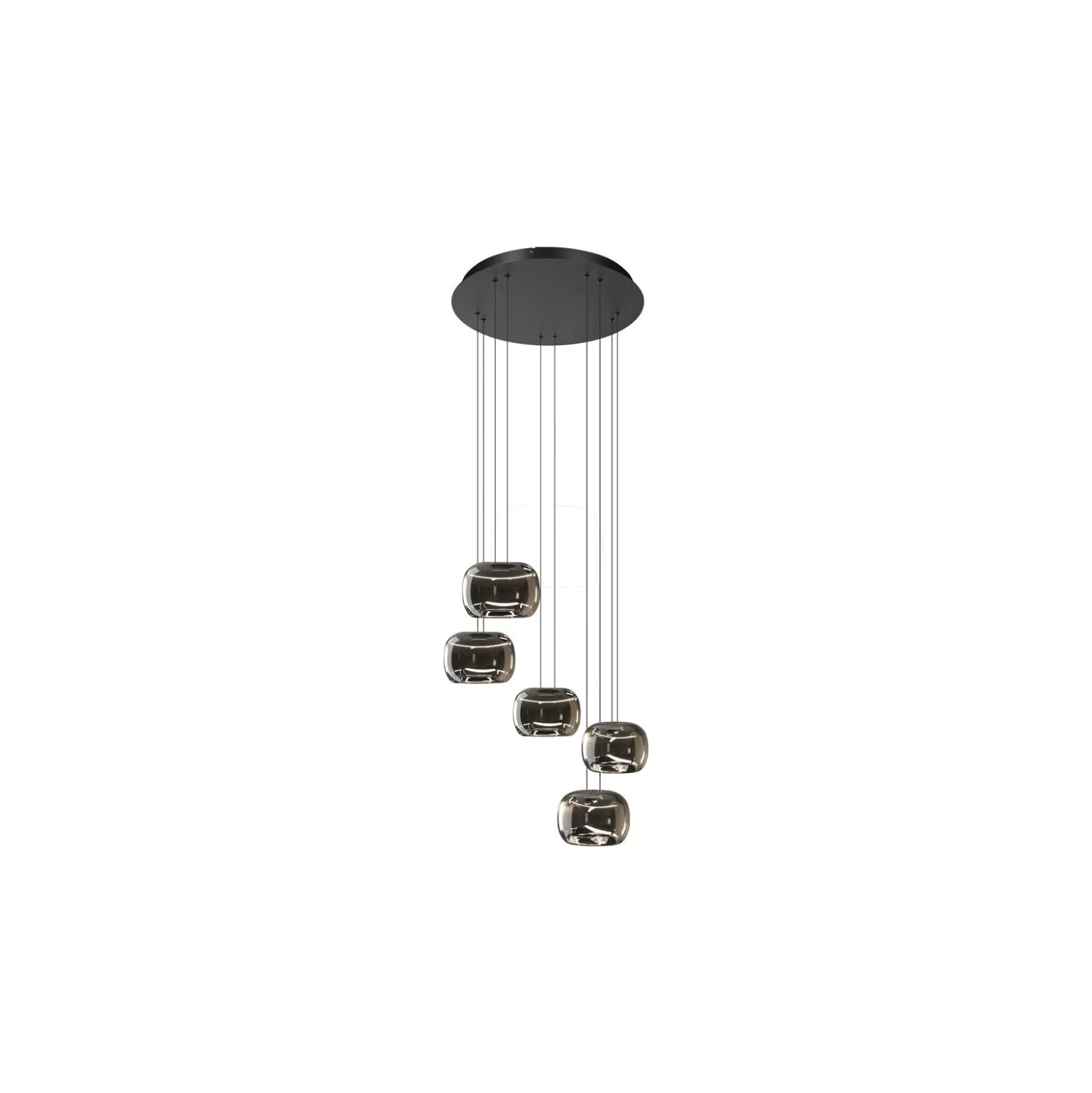 Eglo Pendellampa Hortunas Stål Svart 5.8W 690lm - 830 Varm Vit | IP20 - Dimbar