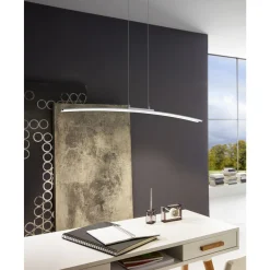 Eglo Pendellampa Lasana Aluminium Krom 30W 3500lm - 830 Varm Vit