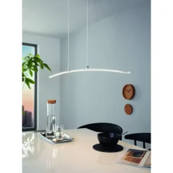 Eglo Pendellampa Lasana Aluminium Krom 15W 1800lm - 830 Varm Vit