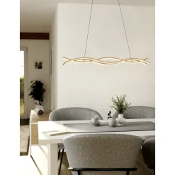 Eglo Pendellampa Lasana 4 Stål Brun 35W 5300lm - 830 Varm Vit