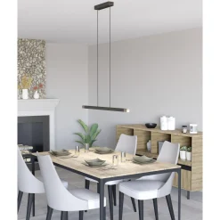 Eglo Pendellampa Lisciana Aluminium Grå 18W 2000lm - 830 Varm Vit | Dimbar