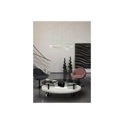Eglo Pendellampa Lobinero-Z Aluminium Stål Vit 40W 6100lm - 830-865 Justerbar Vit | IP20 - Zigbee Dimbar