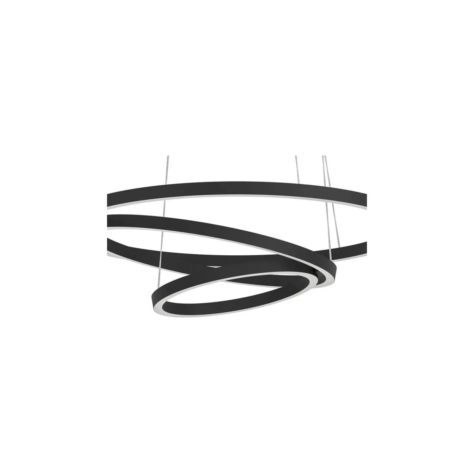 Eglo Pendellampa Lobinero-Z Aluminium Stål Svart 40W 6100lm - 830-865 Justerbar Vit | IP20 - Zigbee Dimbar