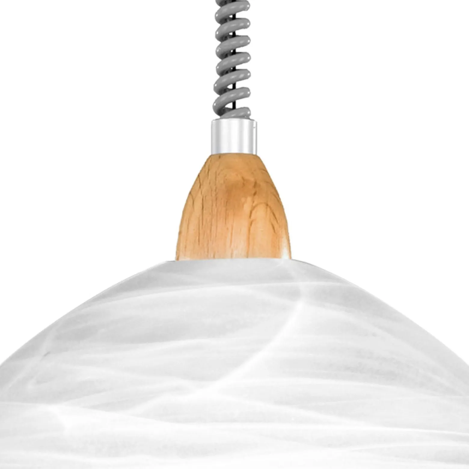 Eglo Pendellampa Lord 2 Trä Silver | 360mm - Passande För 1x E27
