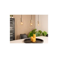 Eglo Pendellampa Manizales Stål Guld | IP20 - Passande för 3x E27