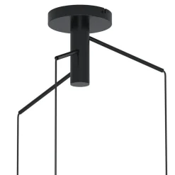 Eglo Pendellampa Mantunalle Stål Svart | 620mm - Passande För 3x E27