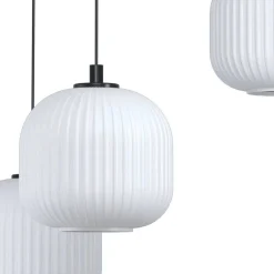 Eglo Pendellampa Mantunalle Stål Svart | 620mm - Passande För 3x E27
