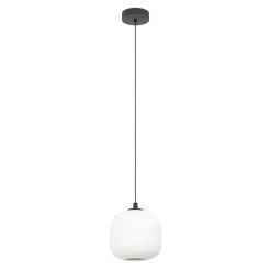 Eglo Pendellampa Mantunalle Stål Svart | 200mm - Passande För 1x E27