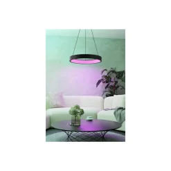 Eglo Pendellampa Marghera-Z Stål Svart 27.5W 3150lm - 827-865 Justerbar Vit + RGB | IP20 - Zigbee Dimbar