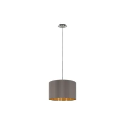 Eglo Pendellampa Maserlo Stål Satin Nickel | Passande för E27