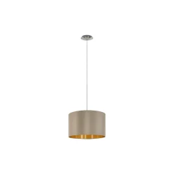 Eglo Pendellampa Maserlo Stål Satin Nickel | Passande för E27