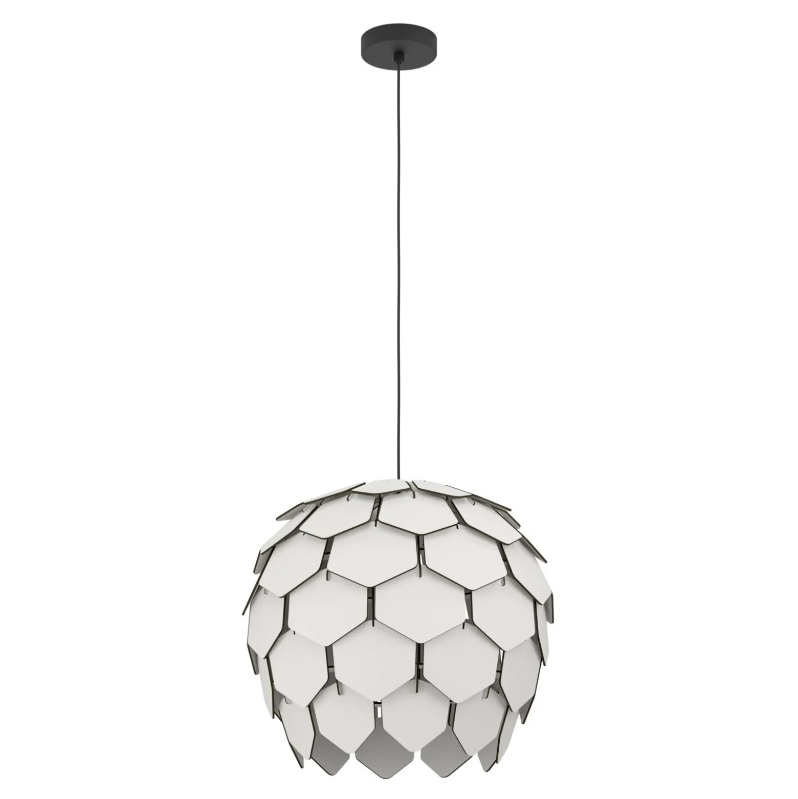 Eglo Pendellampa Mattanza Stål Svart | 495mm - Passande För 1x E27