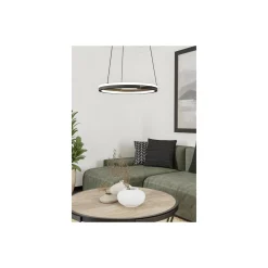 Eglo Pendellampa Mezzomonte Aluminium Stål Svart 20W 1600lm - 827-865 Justerbar Vit | IP20 - Dimbar