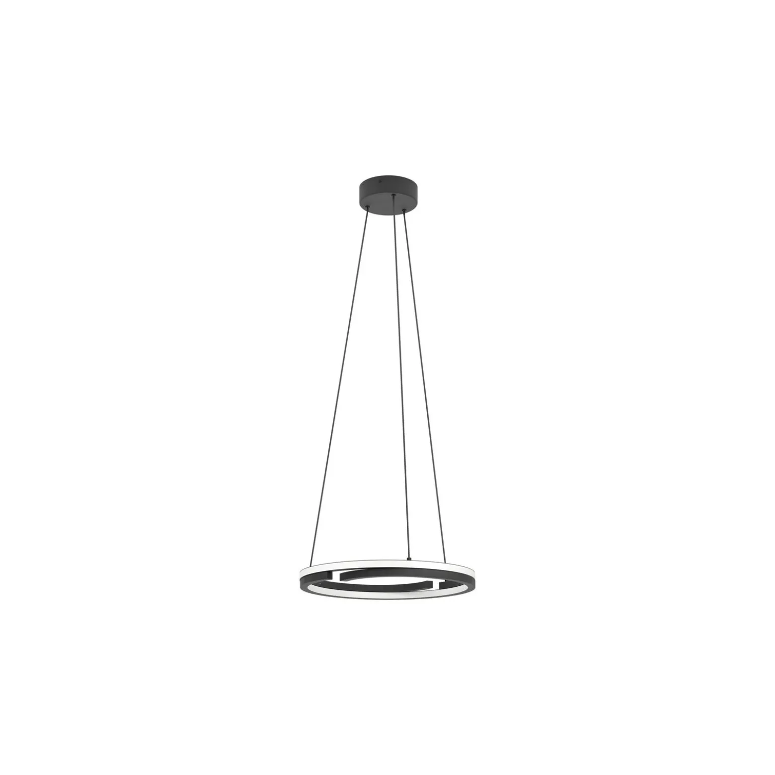 Eglo Pendellampa Mezzomonte Aluminium Stål Svart 20W 1600lm - 827-865 Justerbar Vit | IP20 - Dimbar