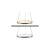 Eglo Pendellampa Mezzomonte Aluminium Stål Brons Svart 20W 1600lm - 827-865 Justerbar Vit | IP20 - Dimbar