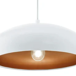 Eglo Pendellampa Mogano 1 Stål Vit | 400mm - Passande För 1x E27