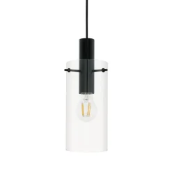 Eglo Pendellampa Montefino Stål Svart | 110mm - Passande För 1x E27