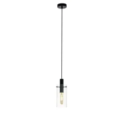 Eglo Pendellampa Montefino Stål Svart | 110mm - Passande För 1x E27