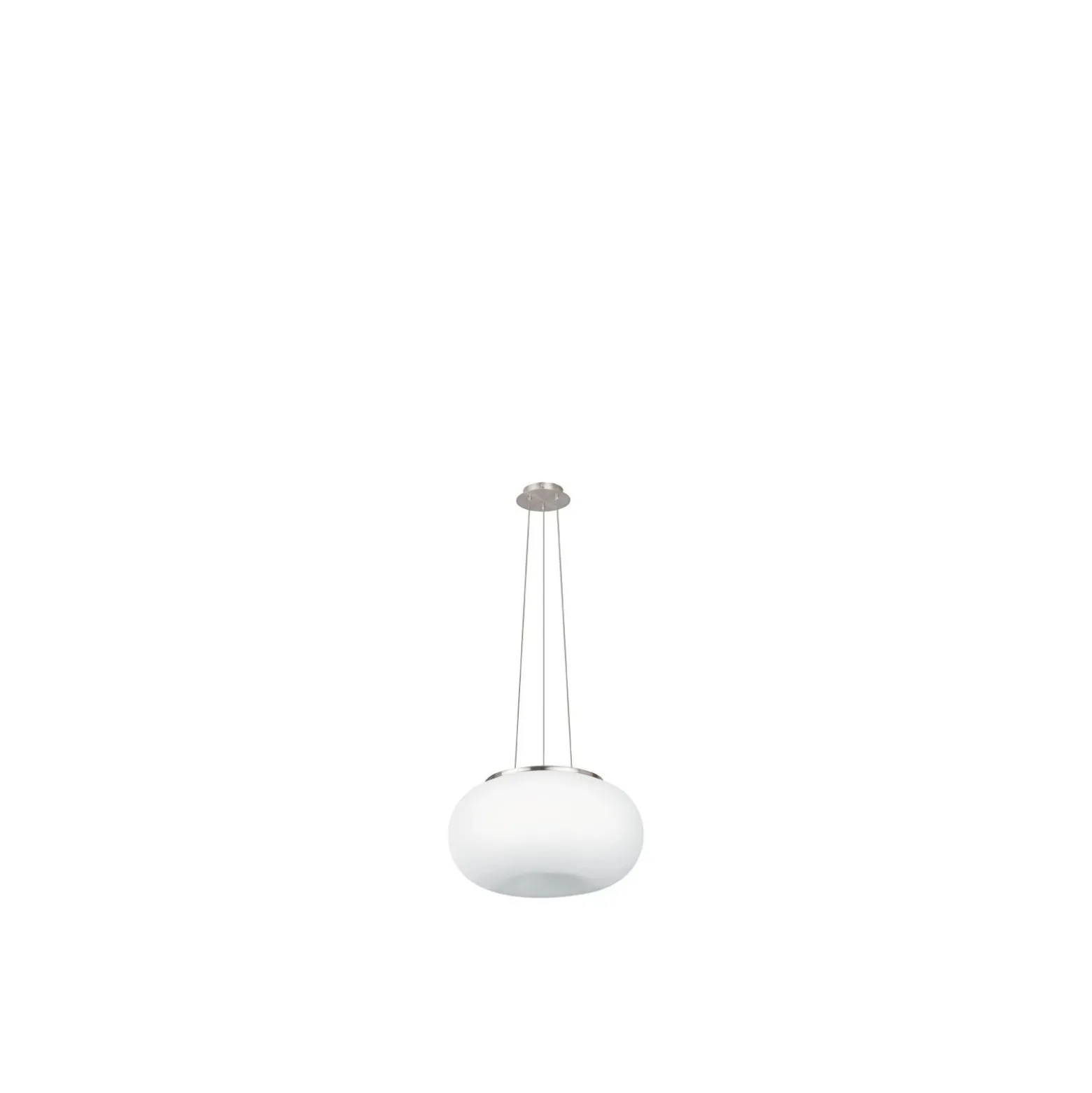 Eglo Pendellampa Optica Stål Satin Nickel | Passande för 2x E27