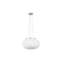 Eglo Pendellampa Optica Stål Satin Nickel | Passande för 2x E27