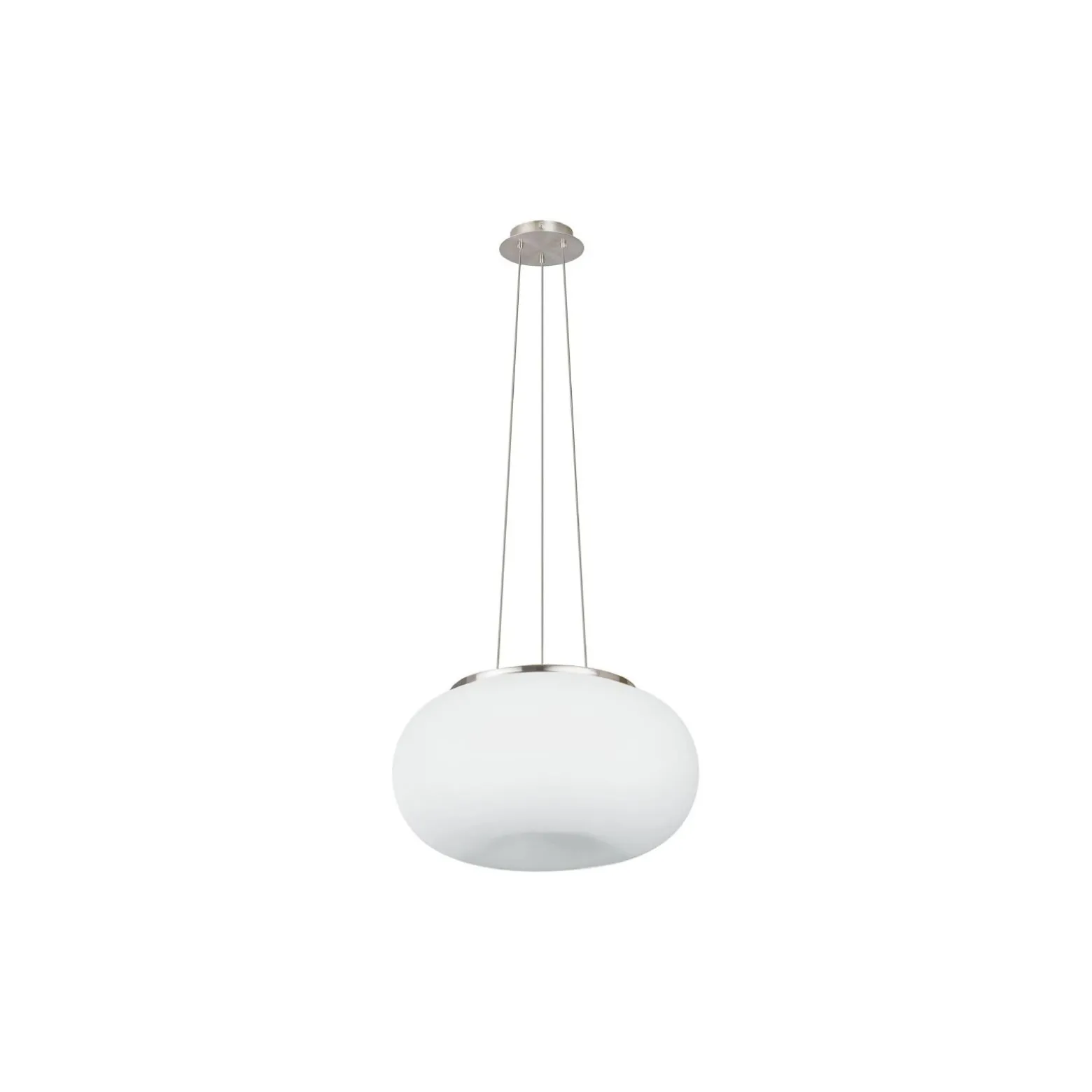 Eglo Pendellampa Optica Stål Satin Nickel | Passande för 2x E27