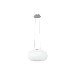 Eglo Pendellampa Optica Stål Satin Nickel | Passande för 2x E27