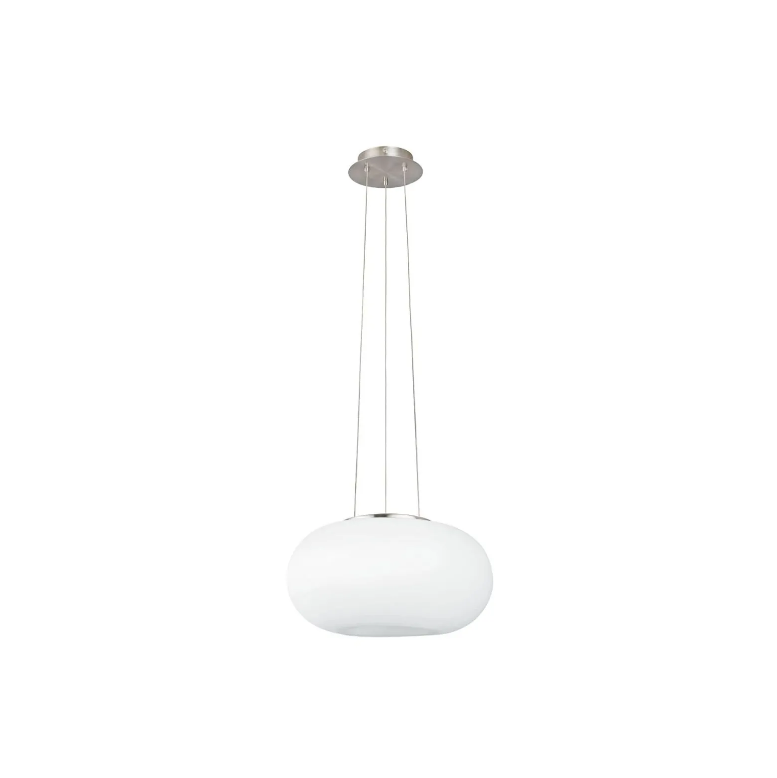 Eglo Pendellampa Optica Stål Satin Nickel | Passande för 2x E27
