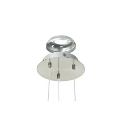 Eglo Pendellampa Optica Stål Satin Nickel | Passande för 2x E27
