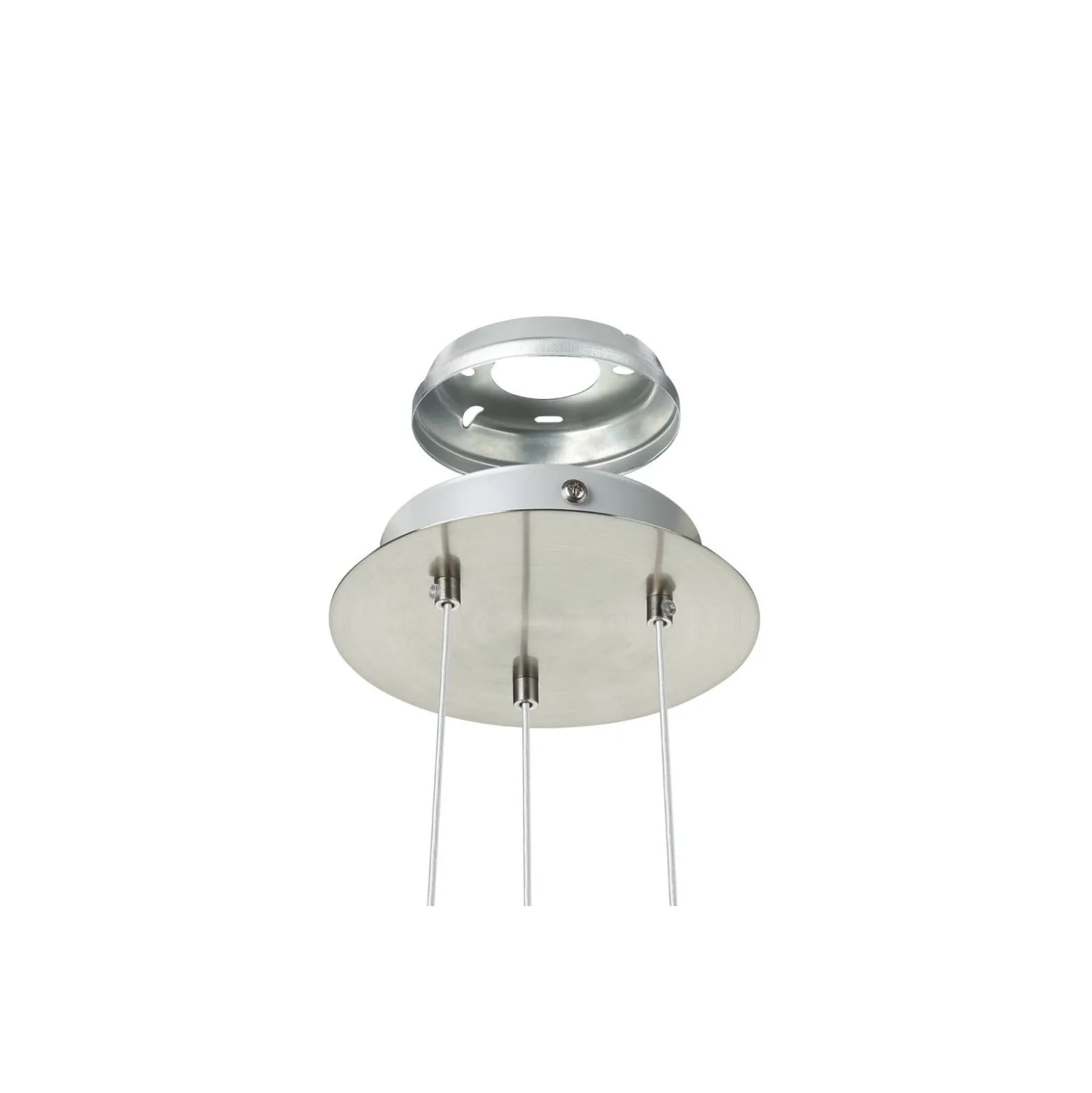 Eglo Pendellampa Optica Stål Satin Nickel | Passande för 2x E27