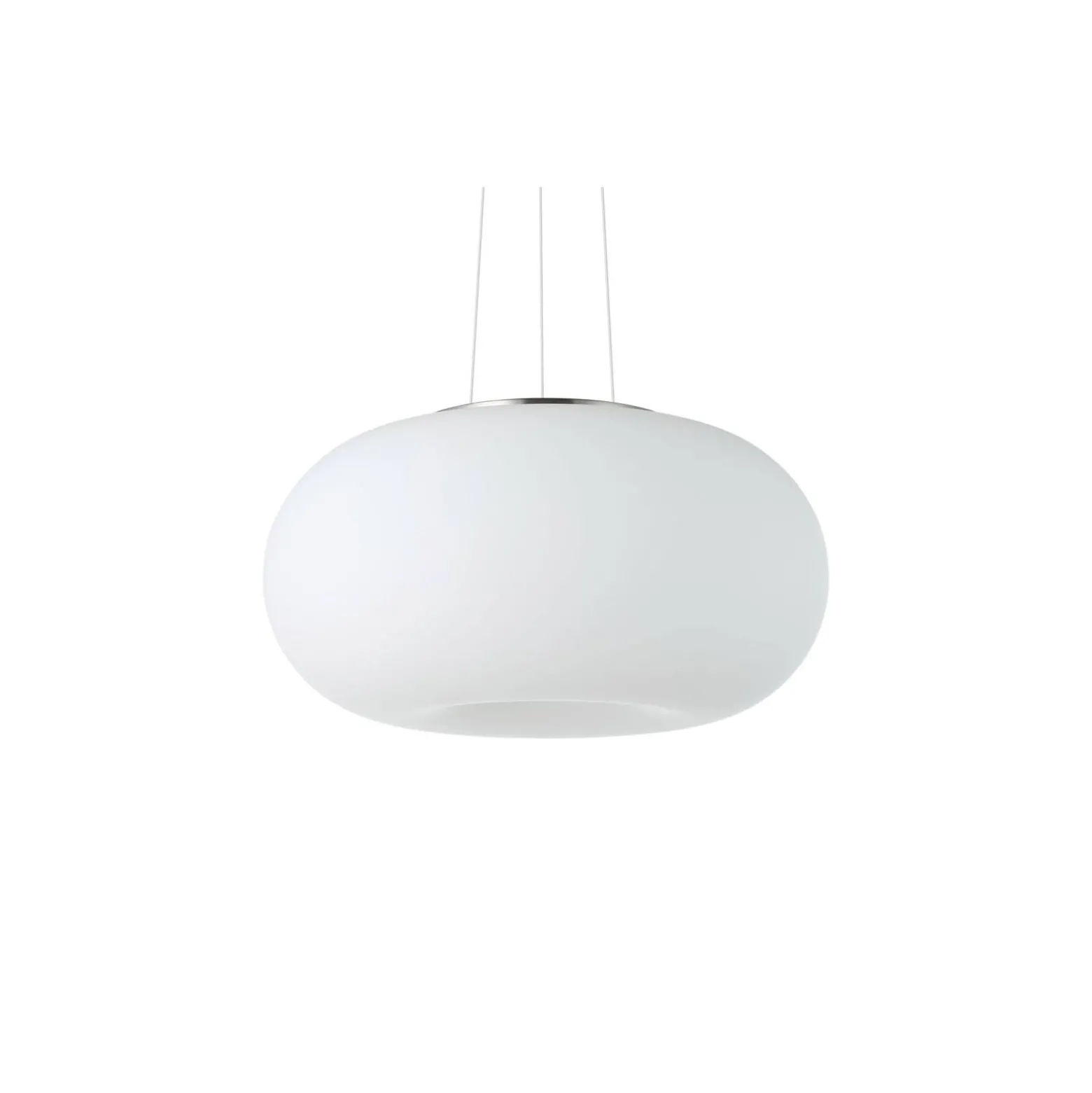 Eglo Pendellampa Optica Stål Satin Nickel | Passande för 2x E27