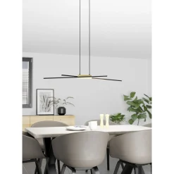Eglo Pendellampa Panagria Aluminium Svart 13W 1560lm - 830 Varm Vit | Dimbar