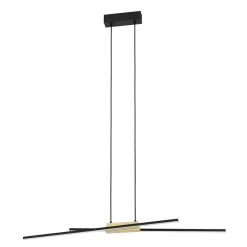 Eglo Pendellampa Panagria Aluminium Svart 13W 1560lm - 830 Varm Vit | Dimbar